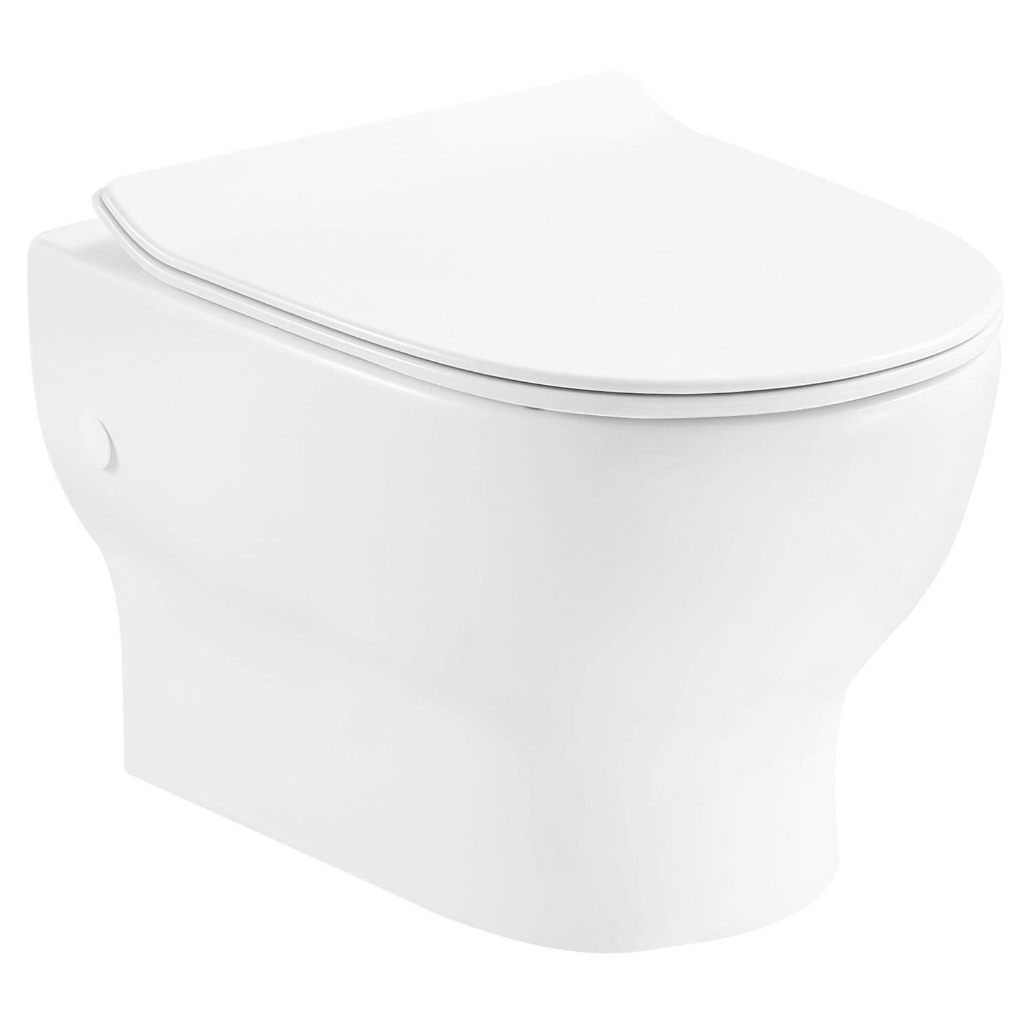 Унітаз підвісний Devit Fresh 3120121 безобідковий із сидінням з мікроліфтом (168140)