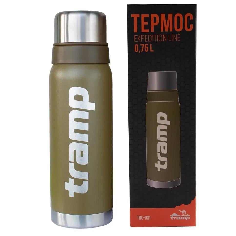 Термос Tramp Expedition Line 0,75 л Оливковий (TRC-031-olive) - фото 1 Термос Tramp Expedition Line 0,75 л Оливковий (TRC-031-olive) - фото 1