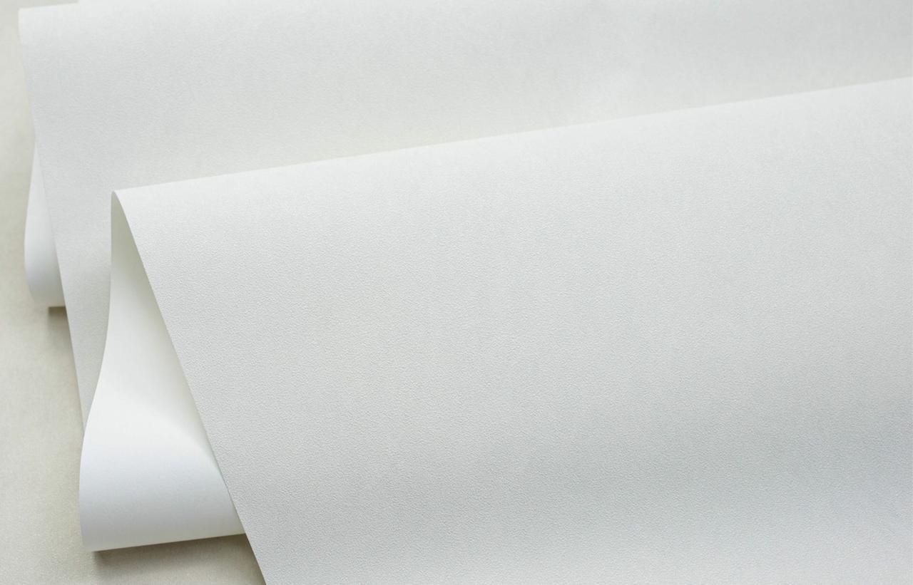 Обои флизелиновые SINTRA Rotondo UNI 520307 фон винил горячего тиснения 1,06х10,05 м Белый