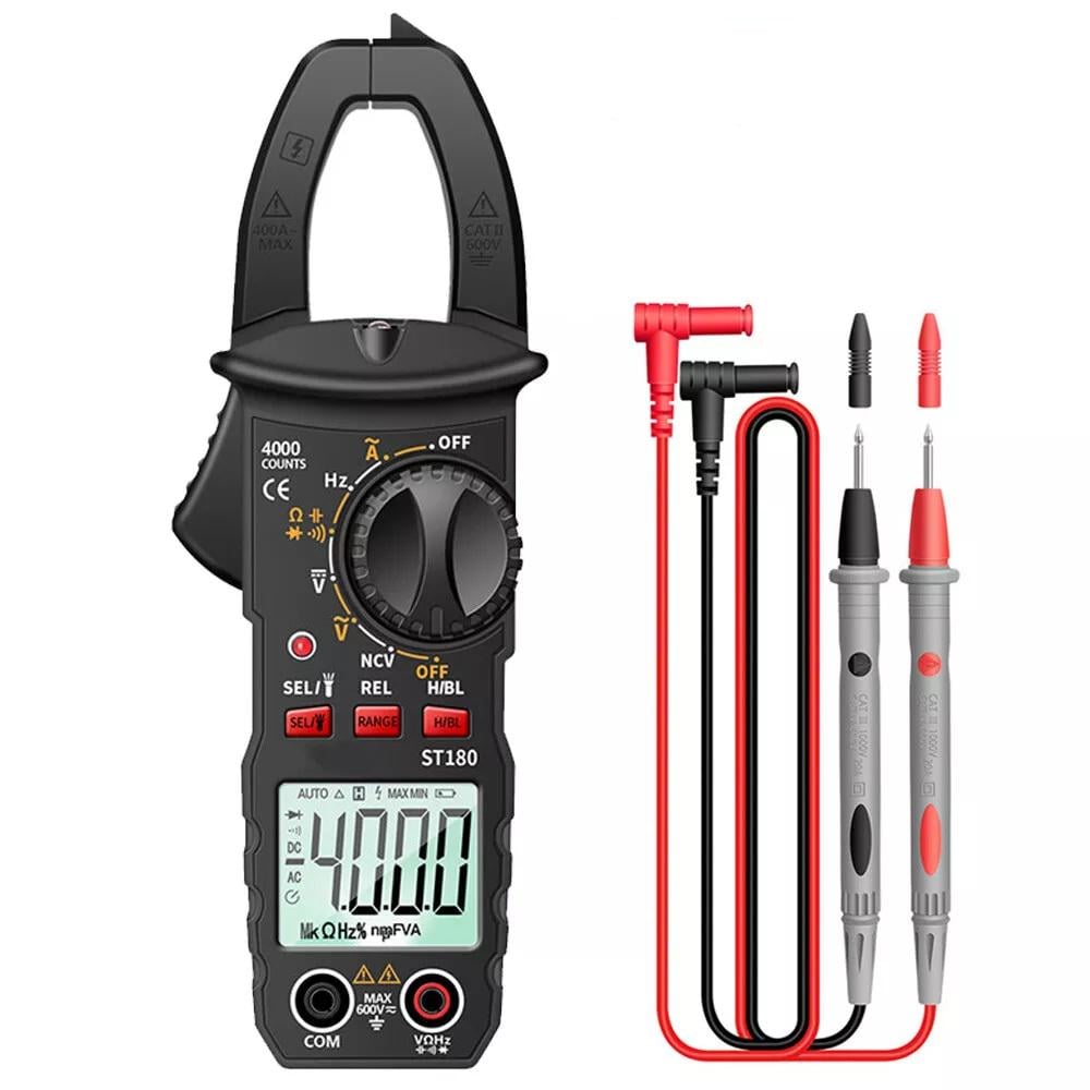 Мультиметр ANENG ST180 Clamp Meter цифровий амперметр-вольтметр з кліщами NCV (00-00028249)