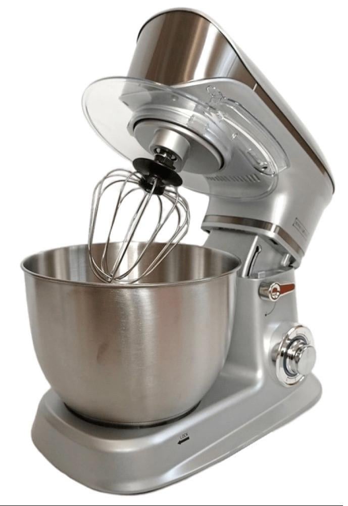 Міксер планетарний Royalty Line PKM-1900.7 Silver 1900 Вт 6,5 л 6 швидкостей (900592540)