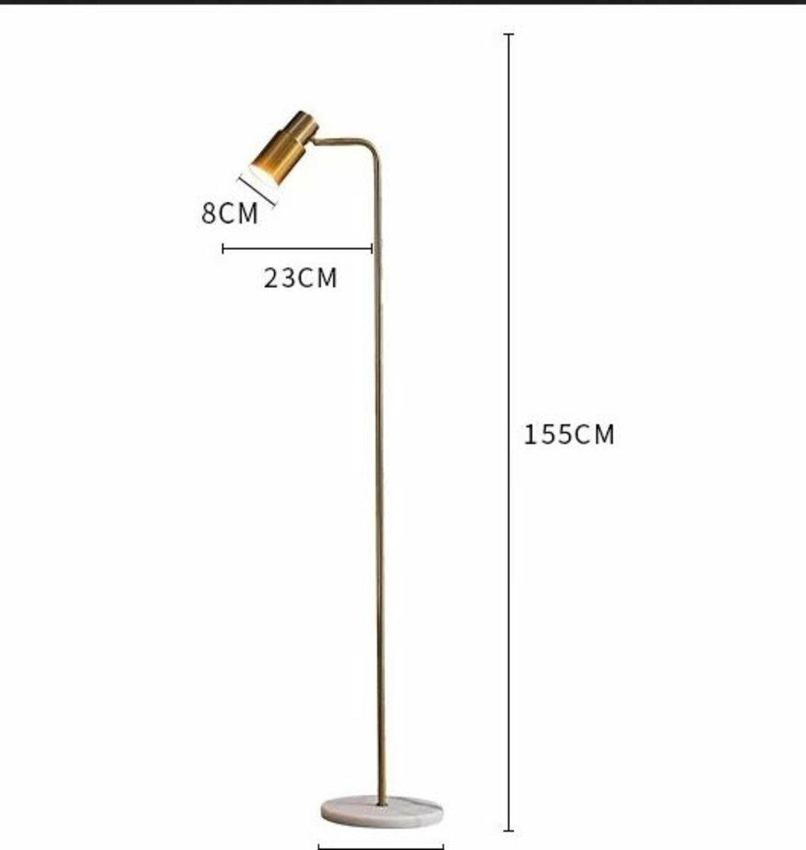 Торшер сучасний VALESO F007 FG Золотий (44659) - фото 5 Торшер сучасний VALESO F007 FG Золотий (44659) - фото 5