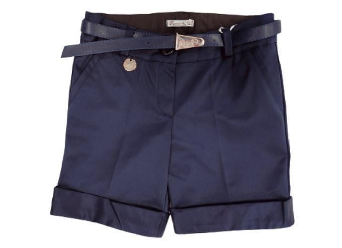 Шорты школьные для девочки Suzie ИЛАНА 02 мемори cotton 128 см Синий (902101_128)