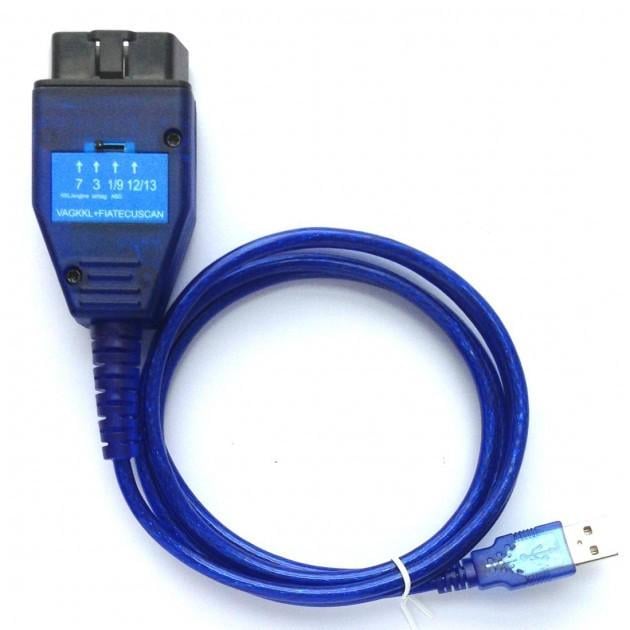 Автосканер діагностичний VAG-COM 409 KKL FiatEcuScan з перемикачем ABS/AIRBAG USB Чіп FT232RL (5648541)