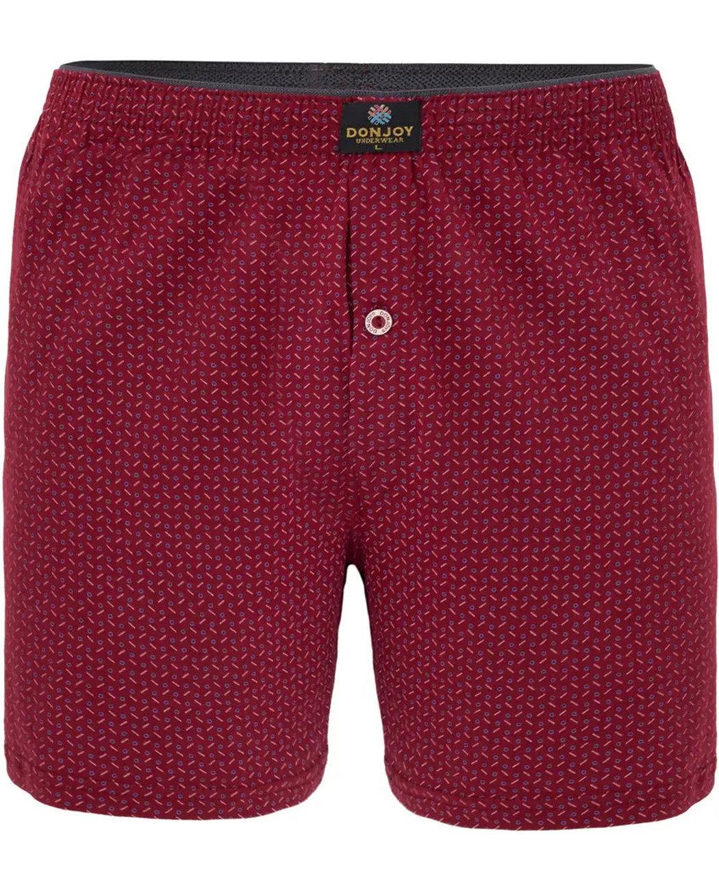 Трусы-шорты мужские семейные DonJoy DJ101.DREDCONF Конфетти L Бордовый (8969419048322)