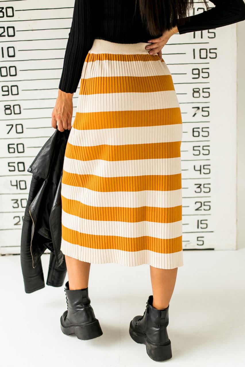Юбка длинная LUREX M Горчичный (9505889) - фото 2 Юбка длинная LUREX M Горчичный (9505889) - фото 2