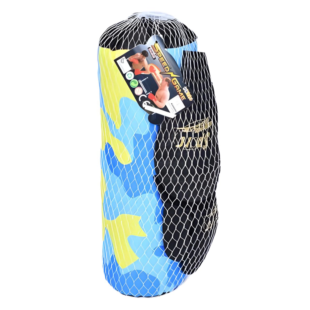 Боксерская груша с перчатками Голубой (MR 1189) - фото 2 Боксерская груша с перчатками Голубой (MR 1189) - фото 2