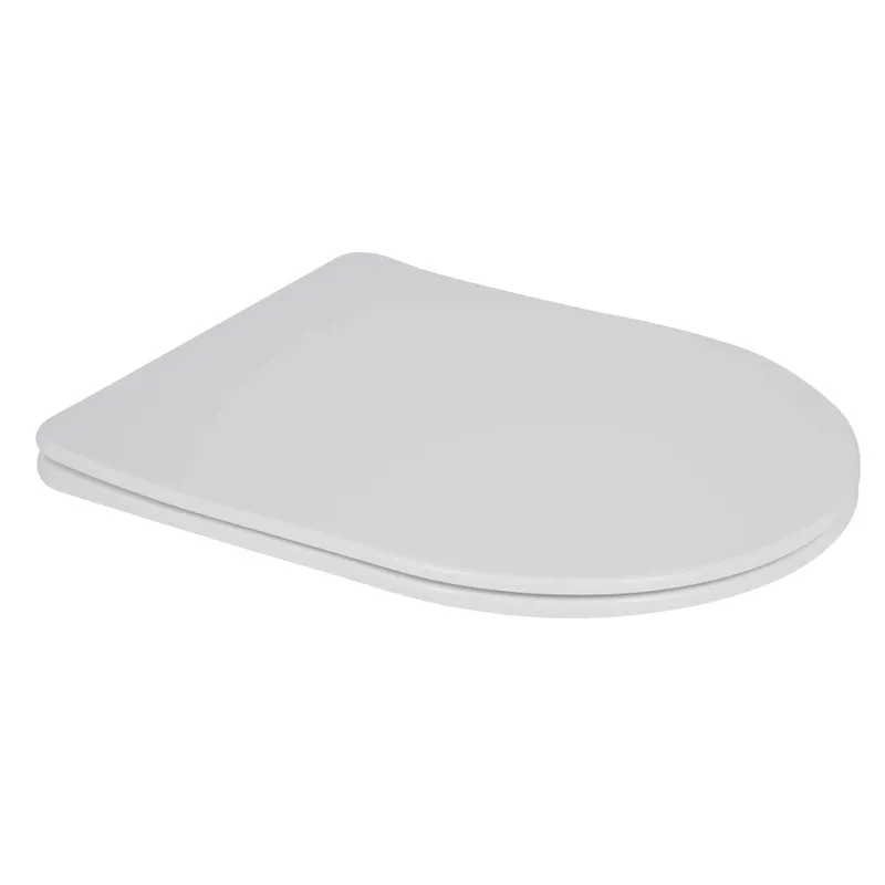 Сидение-крышка для унитаза MIXXUS SEAT COVER BEVEL-2001 с микролифтом 455x380x60 мм (MI6718)