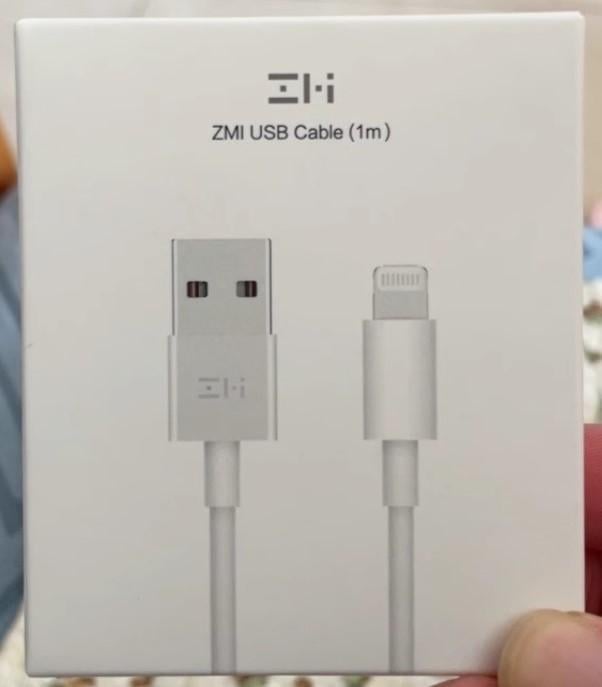 Кабель ZMI USB-Lightning/C89 Terminal Head/Mfi 1 м Білий (AL813C) - фото 2 Кабель ZMI USB-Lightning/C89 Terminal Head/Mfi 1 м Білий (AL813C) - фото 2