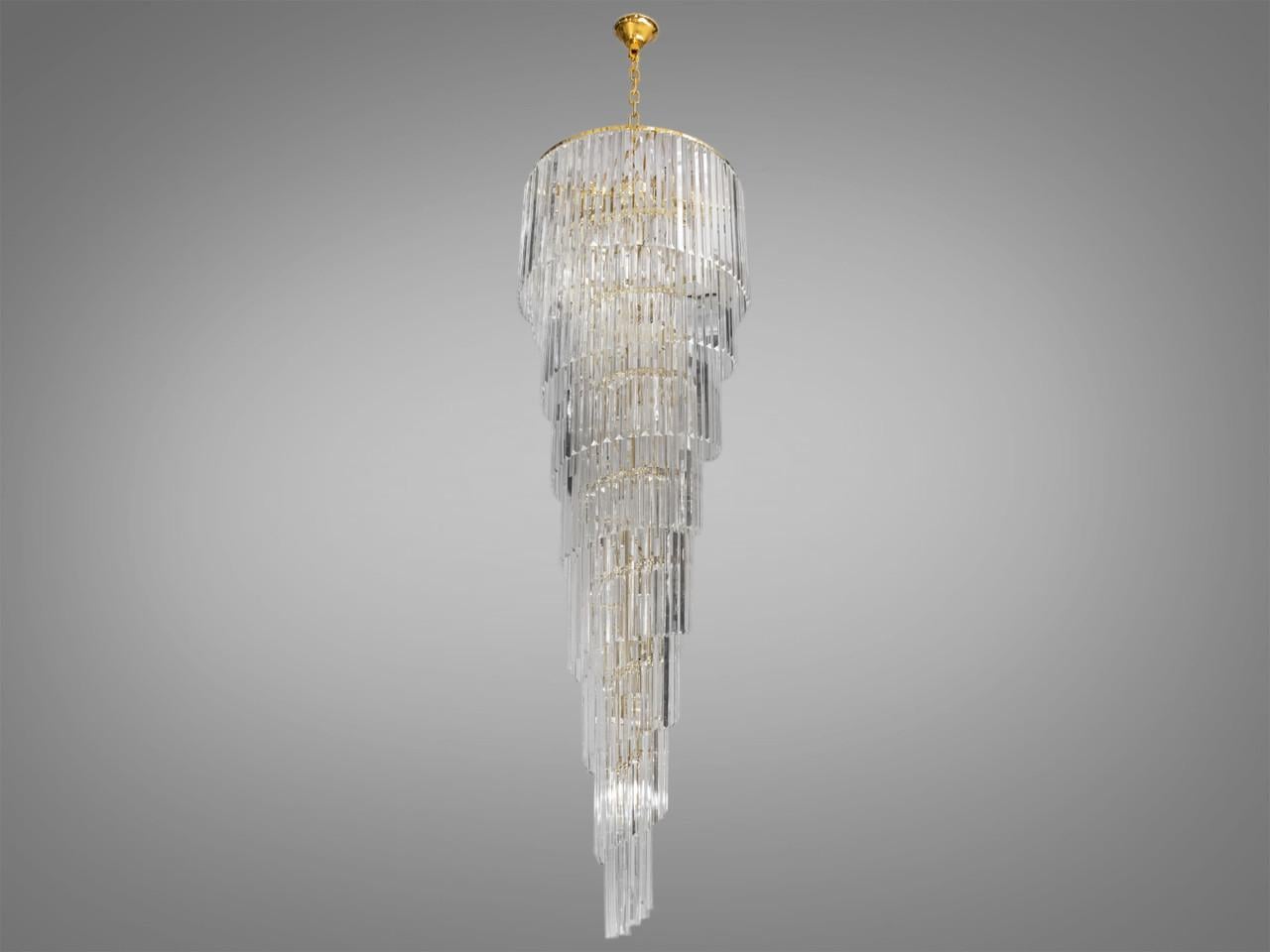 Люстра хрустальная 82207/600xH1800G (2437593594)