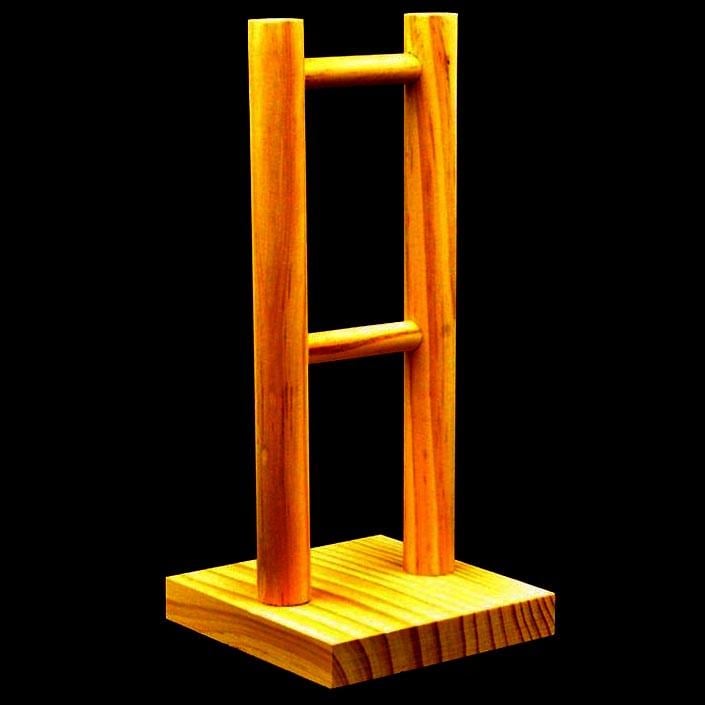 Стойка для наушников из дерева Холидей 2 карри (НУП-200403)