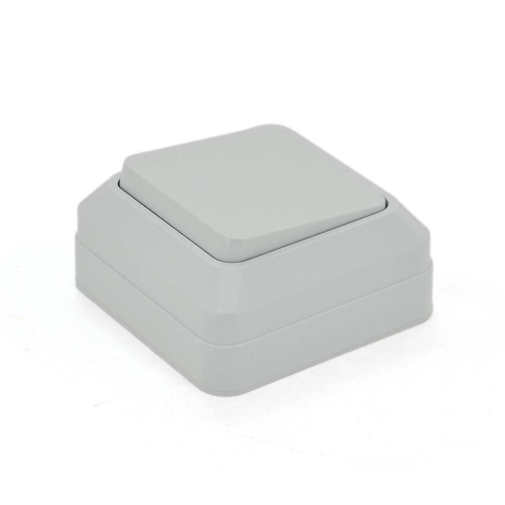 Вимикач одинарний зовнішнього монтажу O0021 White (40347)