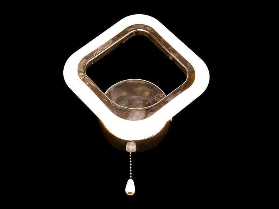 Настінний світильник світлодіодний A8060-1HR-LS 12W Хром (1518332750) - фото 4