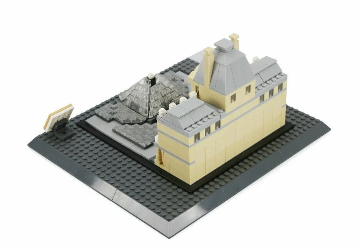 Конструктор 3Д WANGE Архитектура Музей Лувр 4213 The Louvre Of Paris Париж-Франция 3D 785 деталей - фото 4 Конструктор 3Д WANGE Архитектура Музей Лувр 4213 The Louvre Of Paris Париж-Франция 3D 785 деталей - фото 4