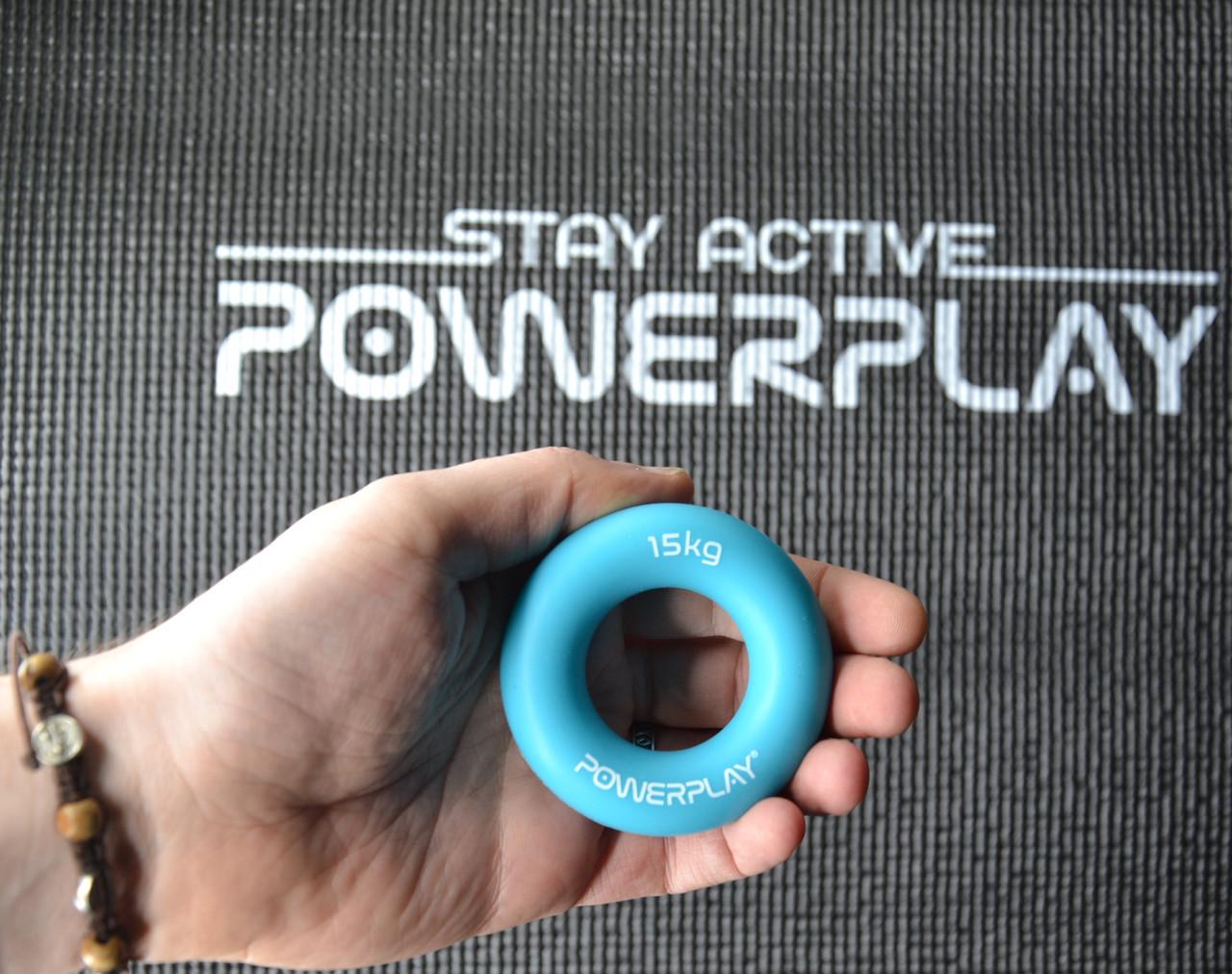 Эспандер кистевой силиконовый PowerPlay PP-4324 Hand Grip Ring Light 15 кг Голубой (A-012897) - фото 8 Эспандер кистевой силиконовый PowerPlay PP-4324 Hand Grip Ring Light 15 кг Голубой (A-012897) - фото 8