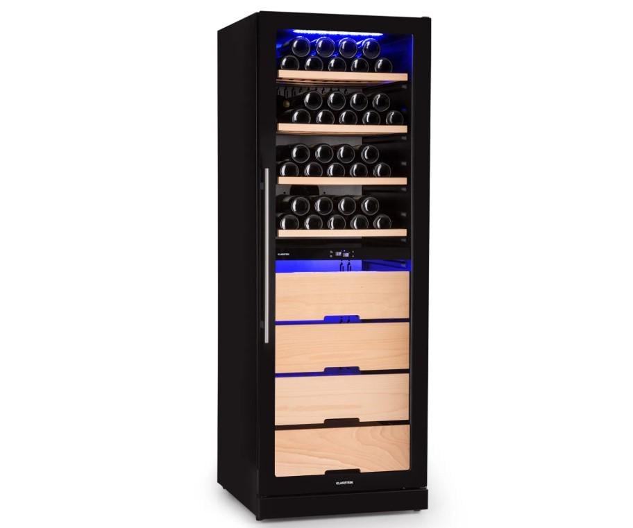 Винна шафа KLARSTEIN Винна шафа Barossa 123 Duo 2 охолоджуючої зони 413 л Black (10040721)