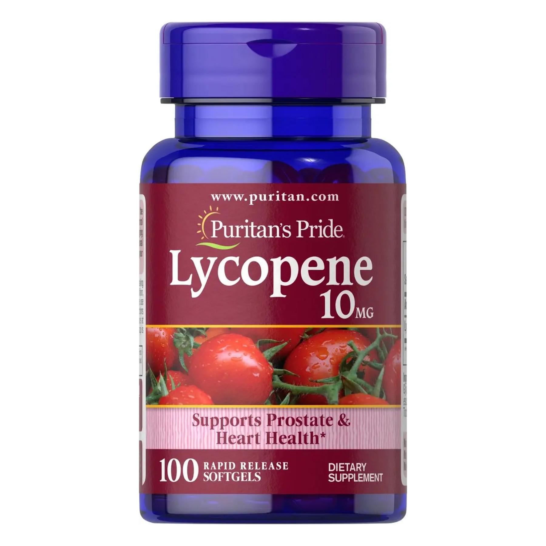Натуральная добавка Lycopene 10 mg 100 softgels (100-88-8840578-20)