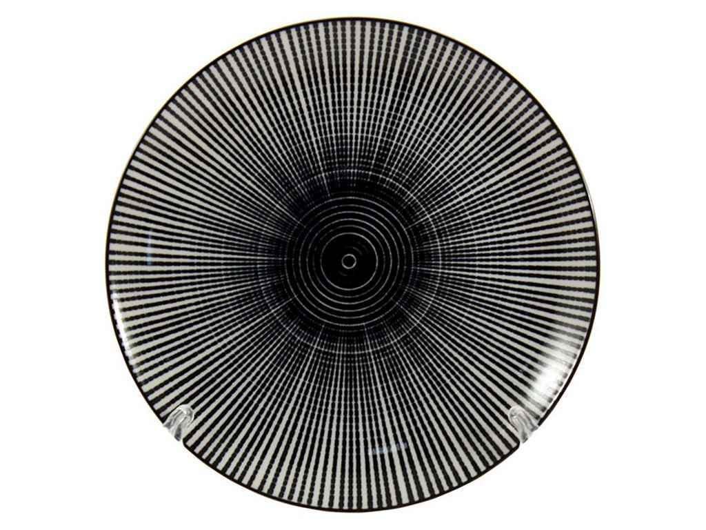 Тарелка Interos мелкая №8 200 мм 6 шт. Black (CLW-6)