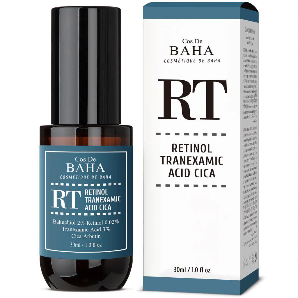 Сыворотка с ретинолом и транексамовой кислотой COS DE BAHA Retinol&Tranexamic Acid Radiance Boost Facial Serum RT 30 мл