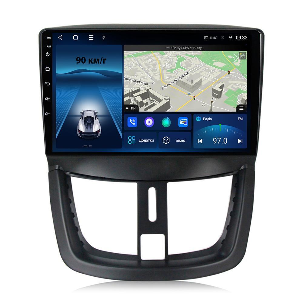 Магнітола штатна BACAR для Peugeot 207 2006-2015 6/128Gb Individual (11061771)