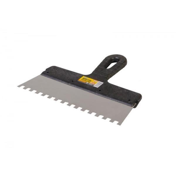 Шпатель зубчастий Mastertool GM 250х8х8 мм (19-6825)