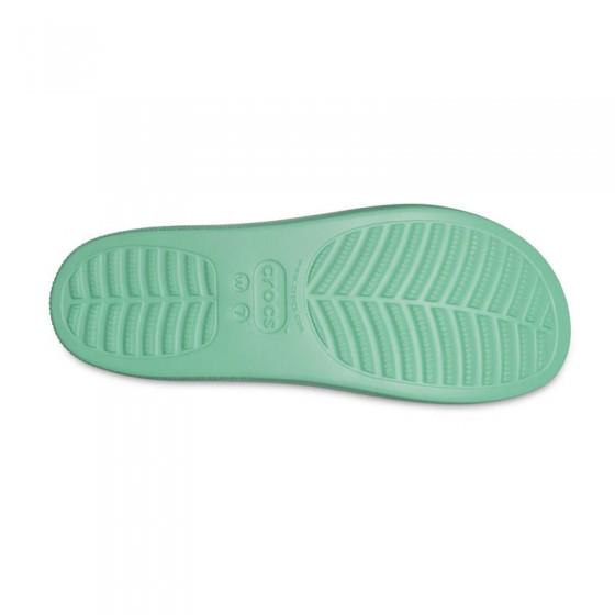 Шлепанцы женские Crocs Classic Platform Slide M5W7 р. 37 24 см Jade Stone (208180) - фото 5