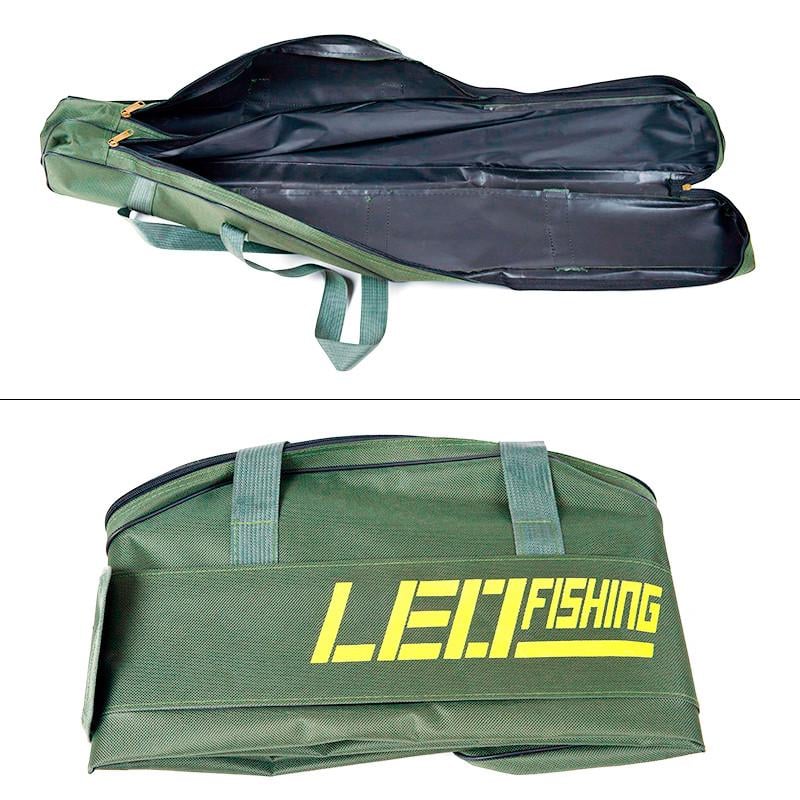 ᐉ Чохол для вудлищ LEO 27746 Green 1 м сумка для спінінга • Краща