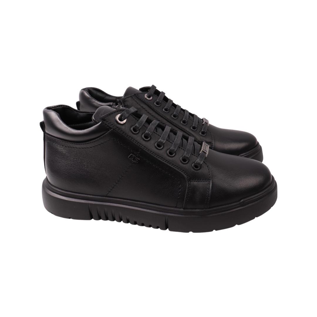 Ботинки мужские Brionis из кожи р. 40 Черный (121-22ZHC)