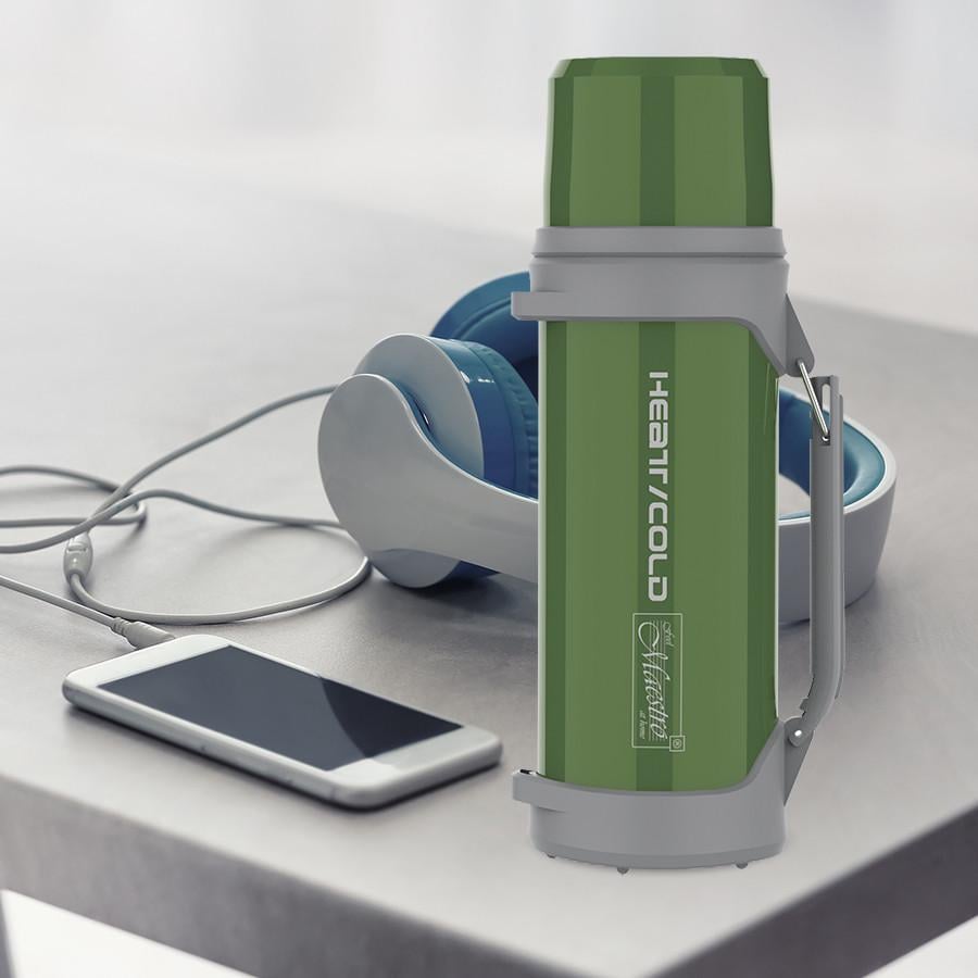 Термос питьевой Maestro из нержавеющей стали 1,5 л (MR-1631-150N-GREEN) - фото 2 Термос питьевой Maestro из нержавеющей стали 1,5 л (MR-1631-150N-GREEN) - фото 2