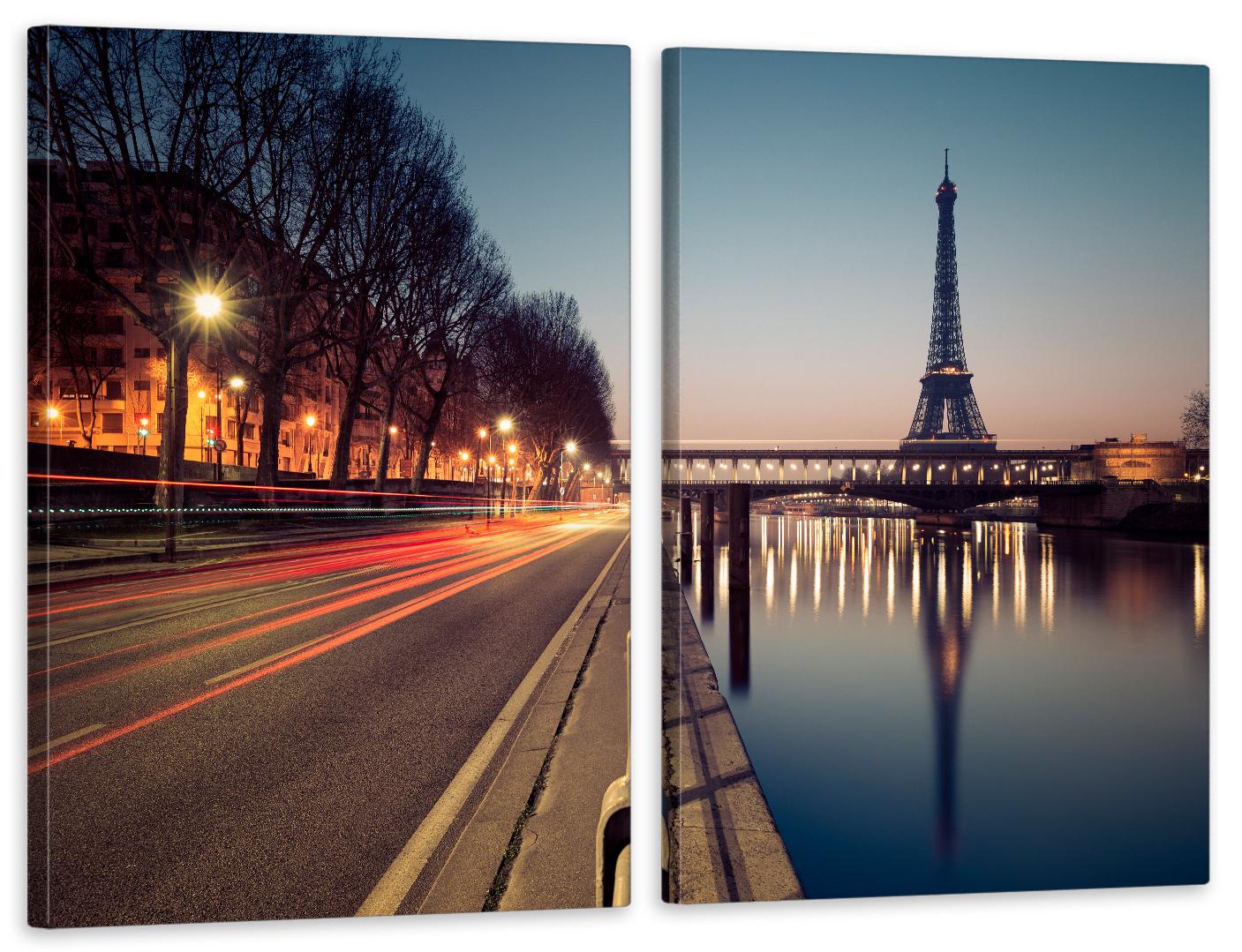 Картина модульная в гостиную/спальню Франция Париж 50х70 см (TLV-2_036)