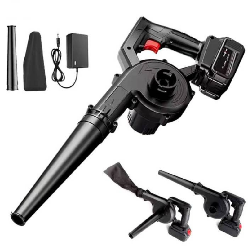 Повітродувка-пилосос 2в1 BLOWER для збирання листя з акумулятором (2556724725) - фото 3