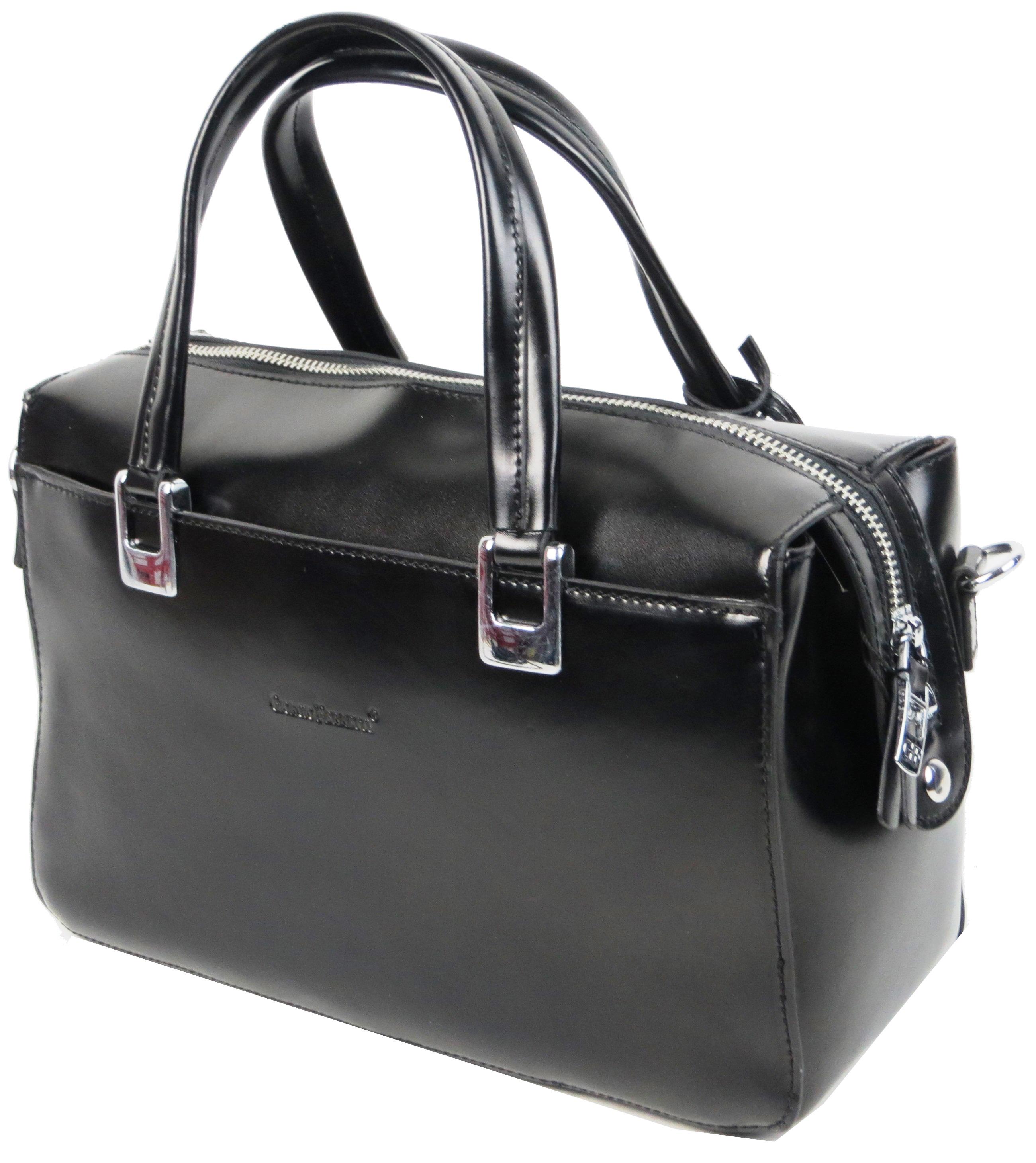 Сумка женская Giorgio Ferretti кожаная Черный (35324zd138)