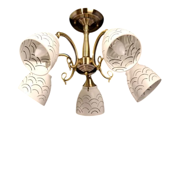 Потолочная люстра Numina бронзовая на 5 плафонов 06-M154/5A AB+WT Потолочная люстра Numina бронзовая на 5 плафонов 06-M154/5A AB+WT