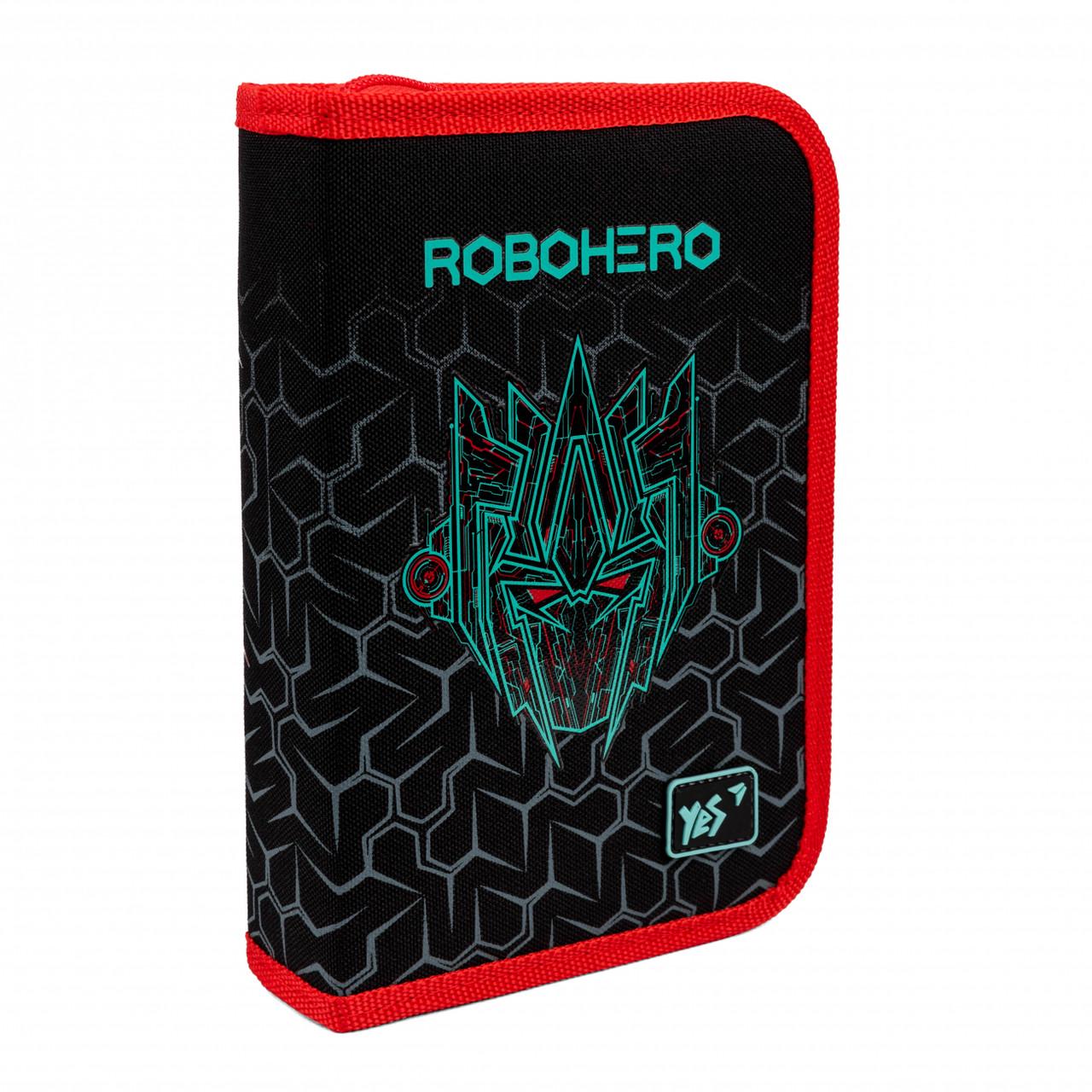 Пенал твердий YES Robohero HP-03 одинарний з одним клапаном (533571)