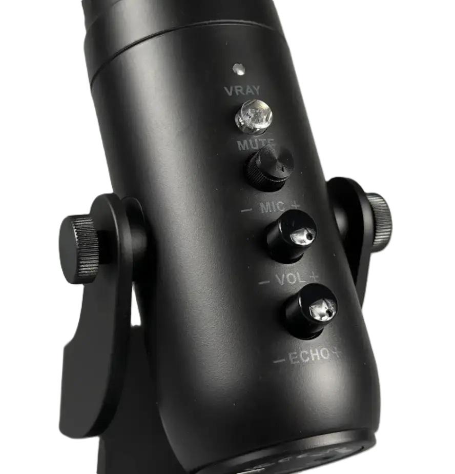 Микрофон студийный MU900 RGB USB Plug&Play Black (30674508) - фото 2 Микрофон студийный MU900 RGB USB Plug&Play Black (30674508) - фото 2