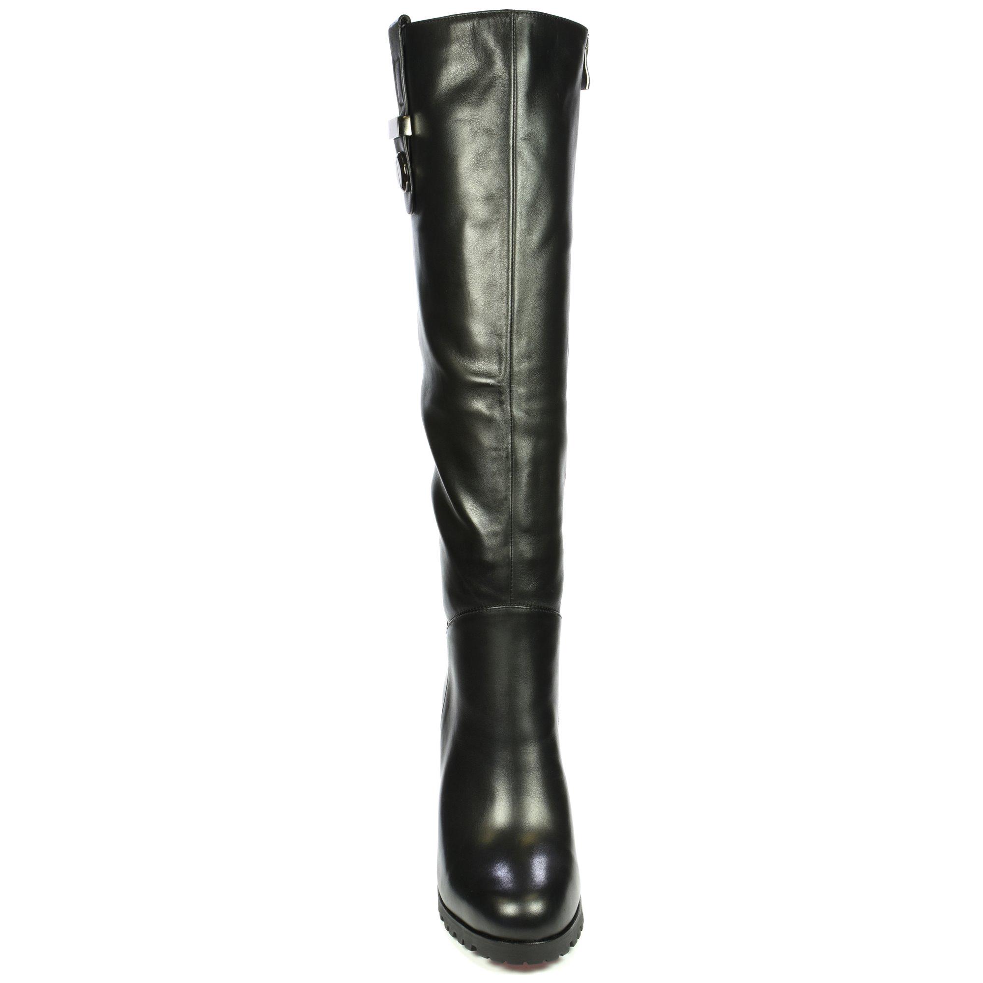 Ботфорти жіночі зимові Veritas р. 35 Чорний (011291-35) - фото 9 Ботфорти жіночі зимові Veritas р. 35 Чорний (011291-35) - фото 9