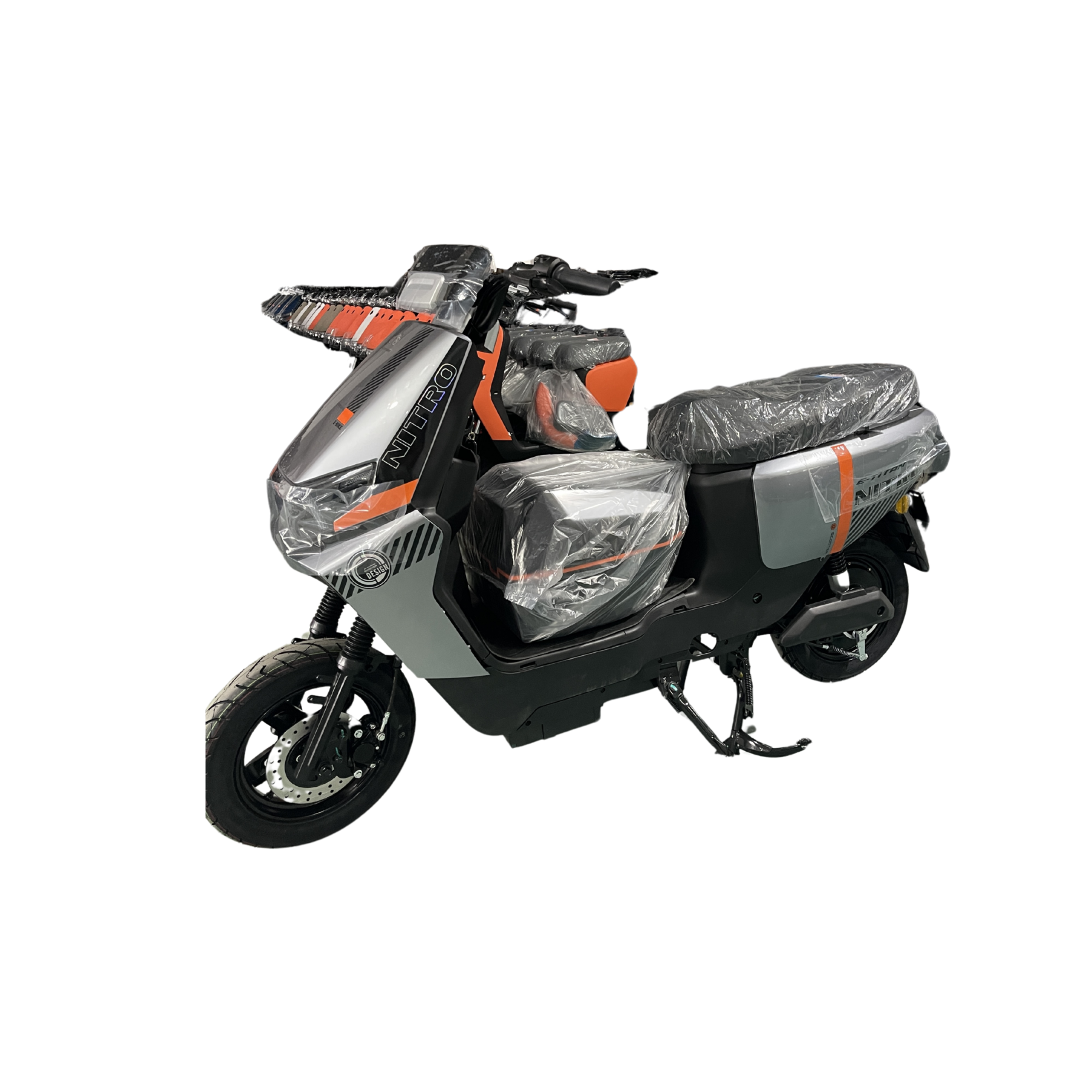 Электроскутер E-Titan Nitro 10" Черный/Серый (2537690830)