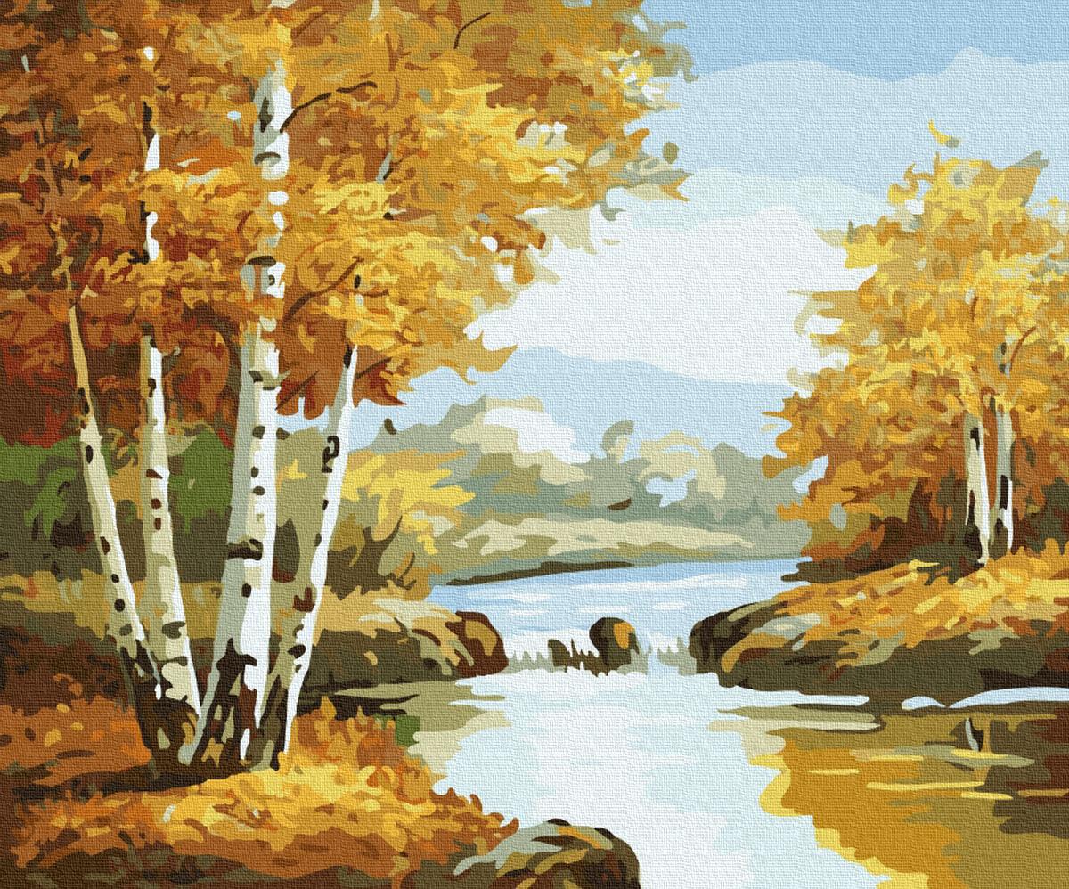 Картина по номерам Brushme Природа в позолоте 40х50 см (GX6822)