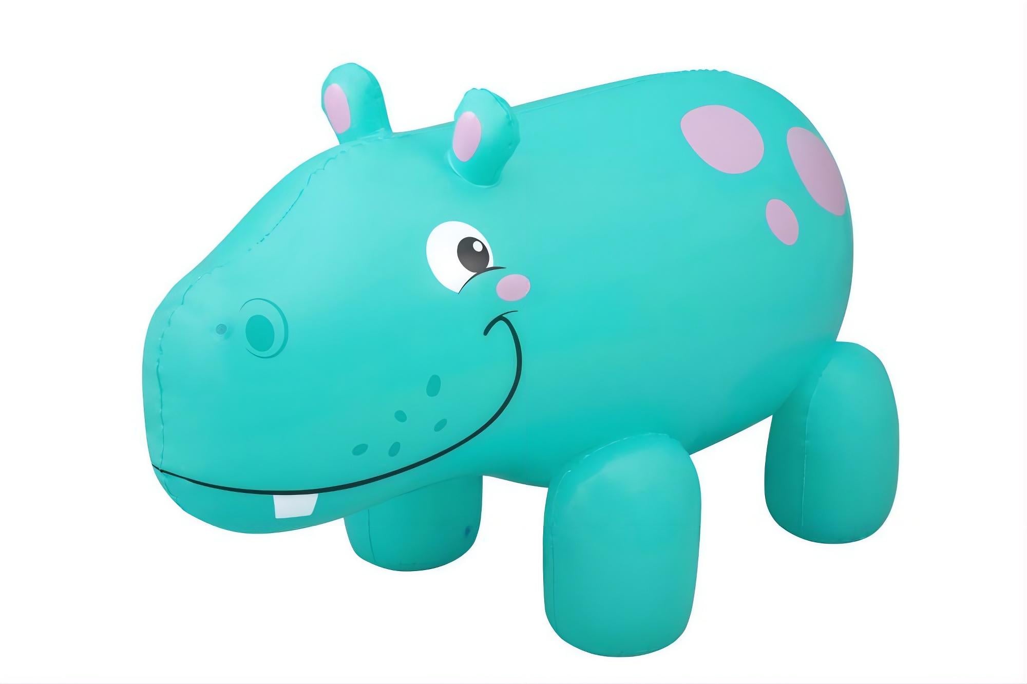 Надувний розбризкувач дитячий Bestway Jumbo Hippo 52569 ПВХ 200×96×127 см (35358474)