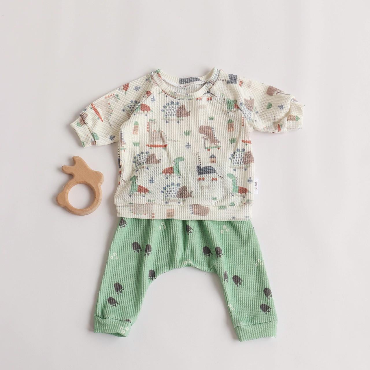 Костюм вафельный ELA Dino 74-80 см