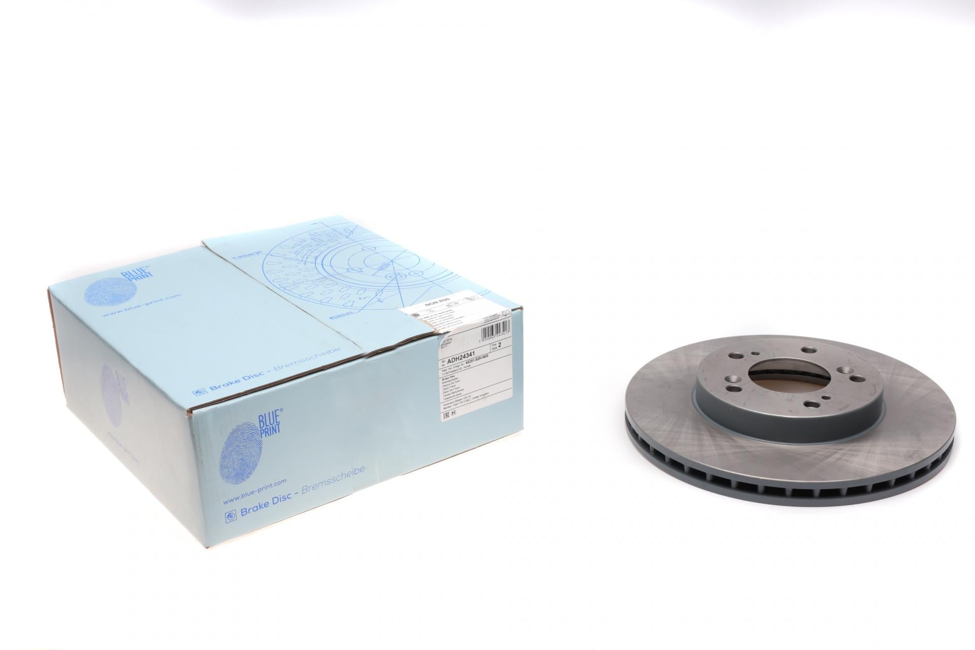 Тормозной диск передний BLUE PRINT для Honda CR-V/HR-V 1.6/2.0 16V 95-05 282x23 мм (ADH24341)