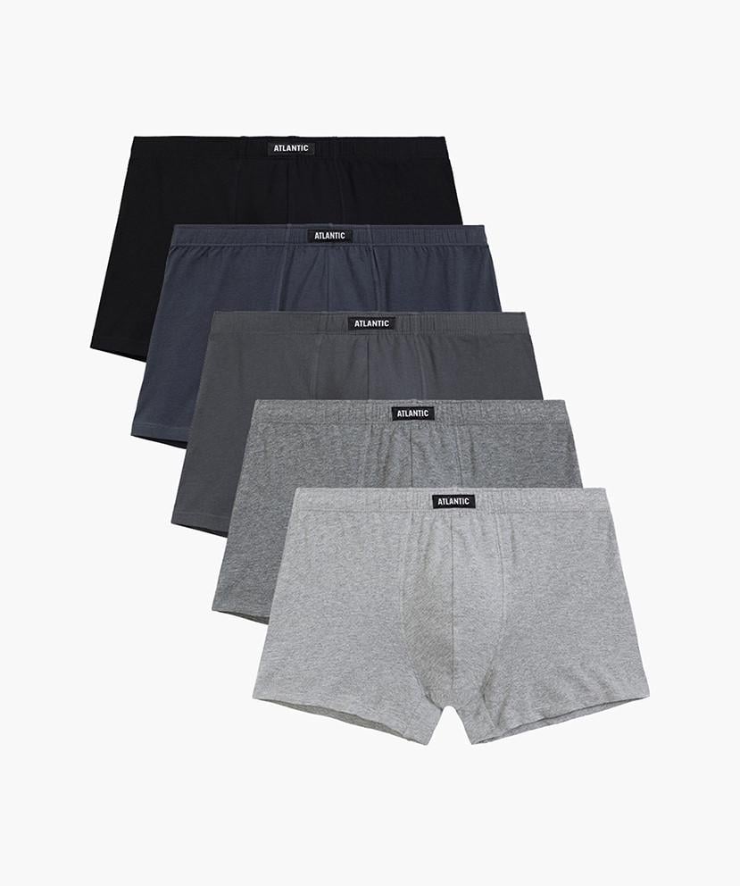 Набор трусов-боксеров мужских ATLANTIC underwear 5BMH-007 S 5 шт. Черный/Графитовый/серый (3177103297) Набор трусов-боксеров мужских ATLANTIC underwear 5BMH-007 S 5 шт. Черный/Графитовый/серый (3177103297)