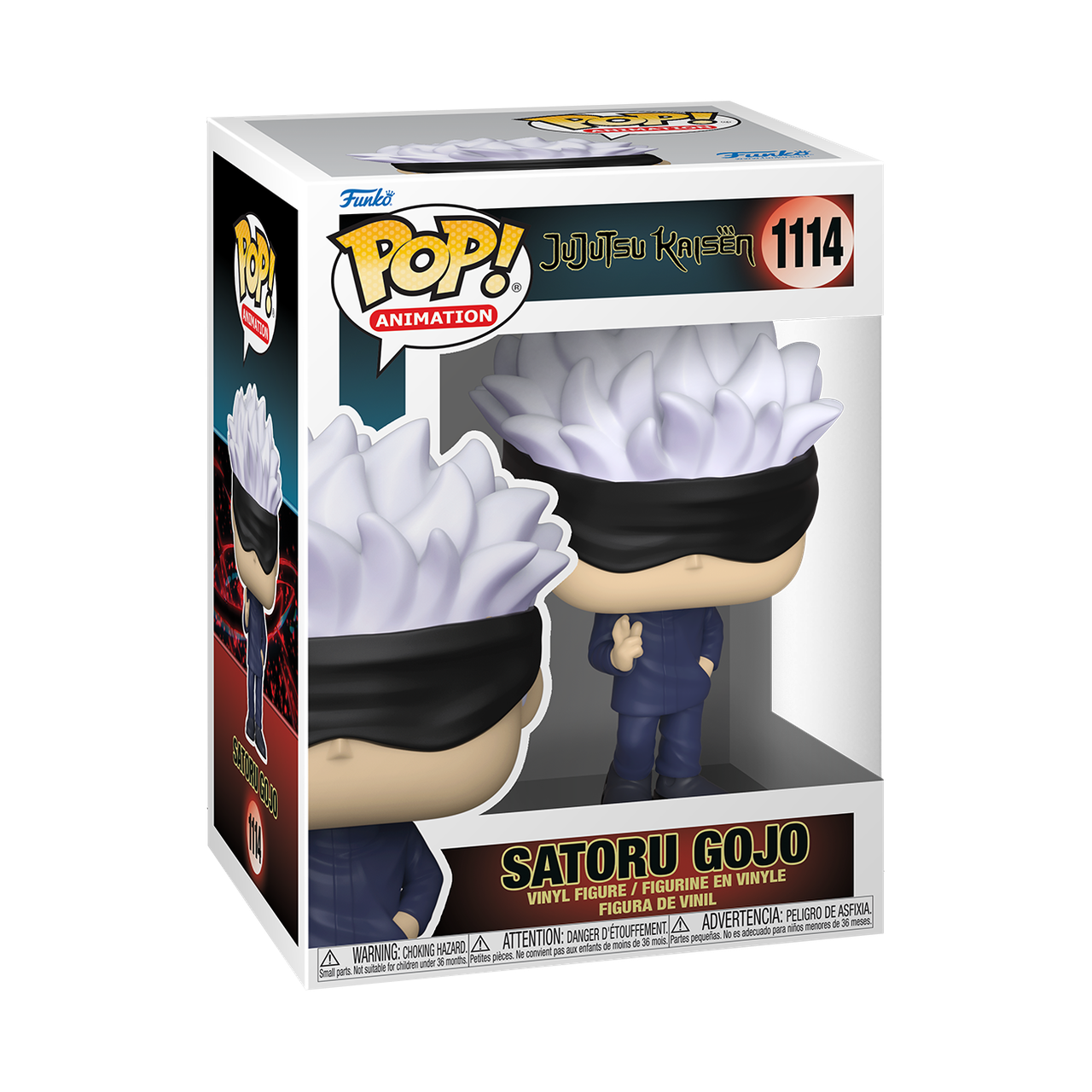 Дитяча ігрова фігурка Funko Pop Jujutsu Kaisen Gojo 10 см (FP JK G 1114) - фото 3 Дитяча ігрова фігурка Funko Pop Jujutsu Kaisen Gojo 10 см (FP JK G 1114) - фото 3