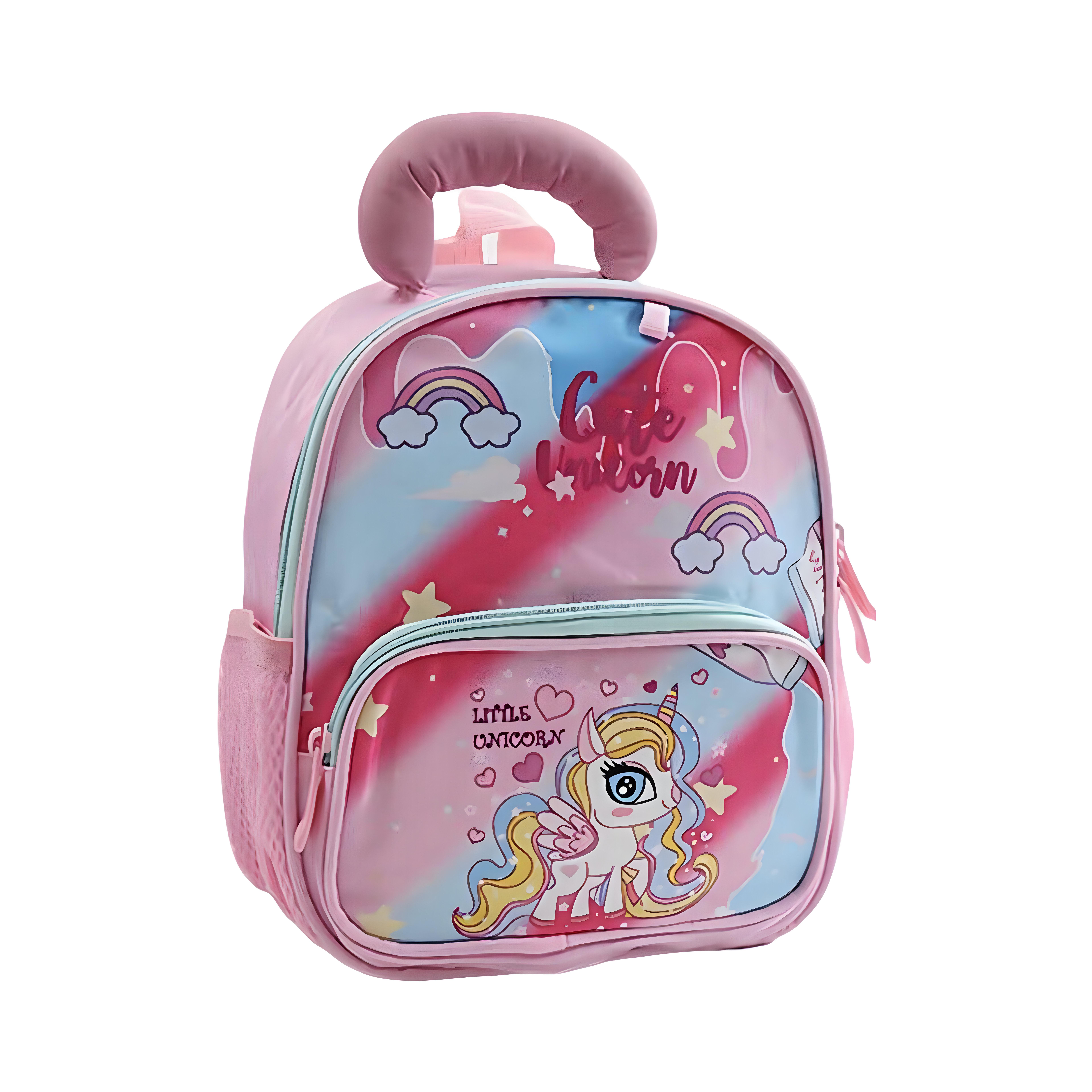 Рюкзак школьный 23х12х26 см с изображением Единорога C 72886-1 (29227352)