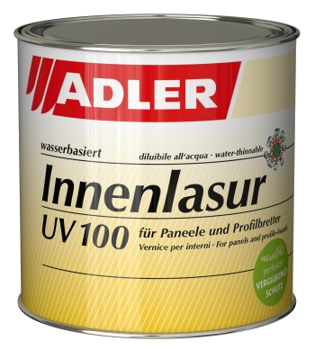 Лазур Adler Innenlasur UV 100 для внутрішніх робіт 10 л Безбарвний