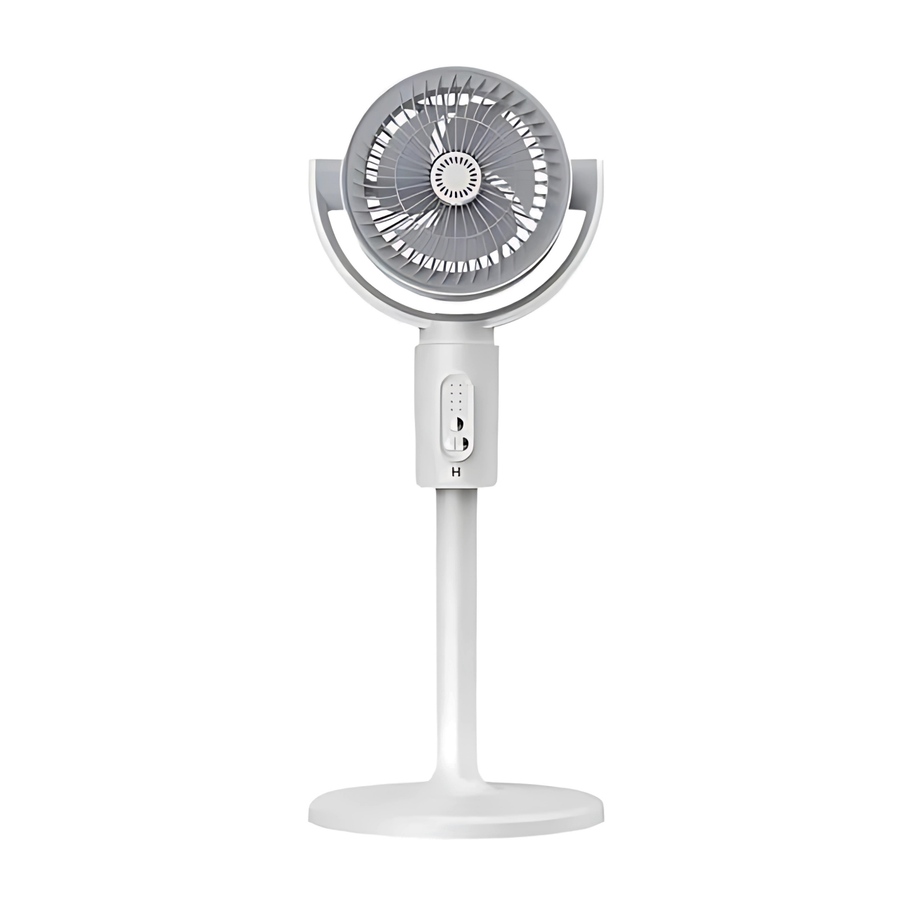 Вентиляторинновационный беспроводной 3в1 с пультом 5 скоростей 8 режимов таймера регулируемая высота аромадиффузор Type-C Белый (4825569415)