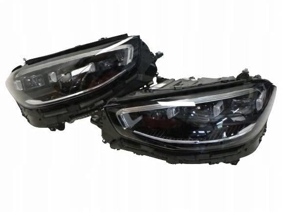 Передня оптика GBT LED для Mercedes S-сlass W223 2020- рр. полікарбонат 2 шт. (159621)