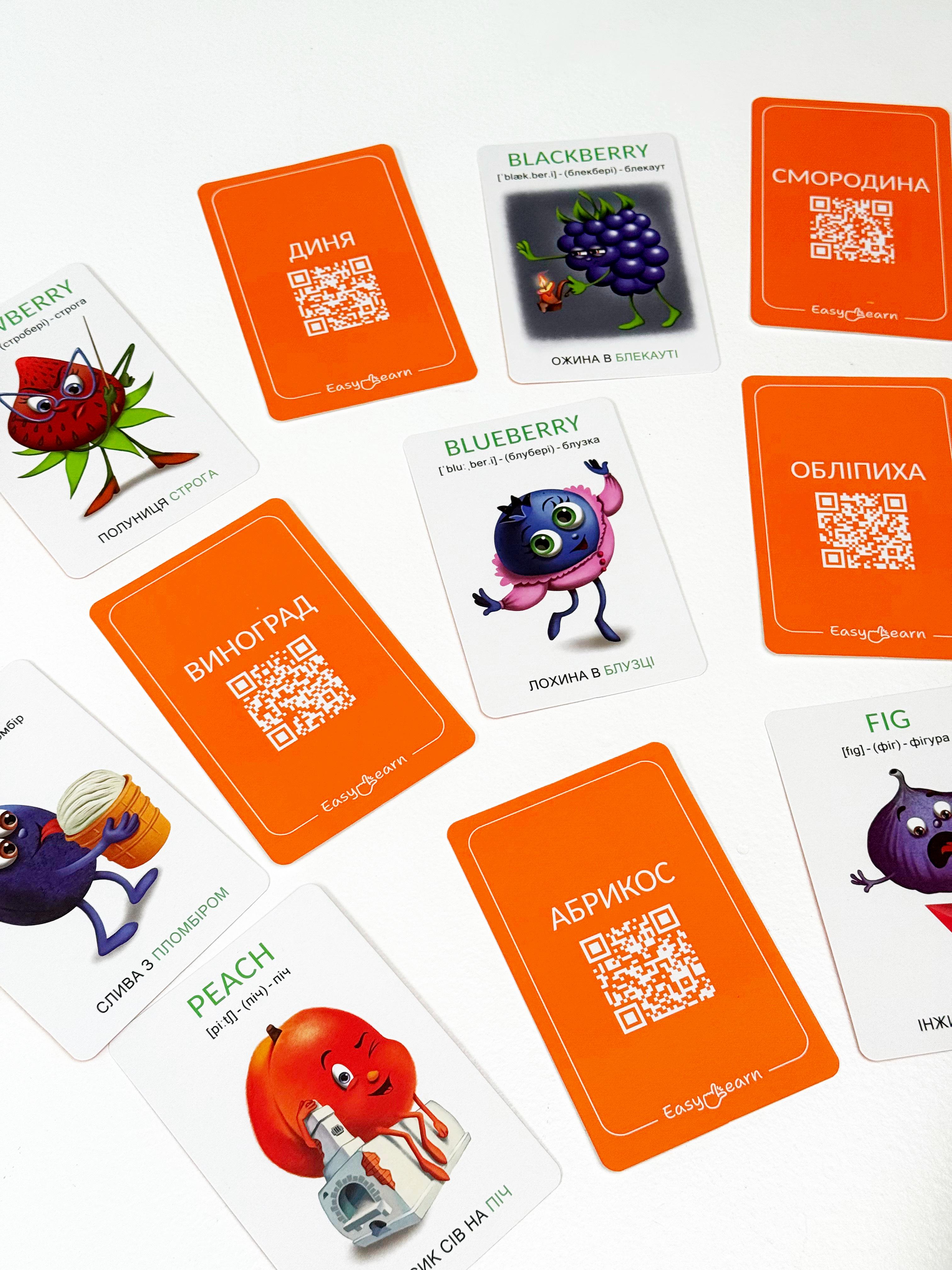 Мнемокарты EasyLearn Выпуск 1 Фрукты и ягоды (EL-FB1) - фото 18