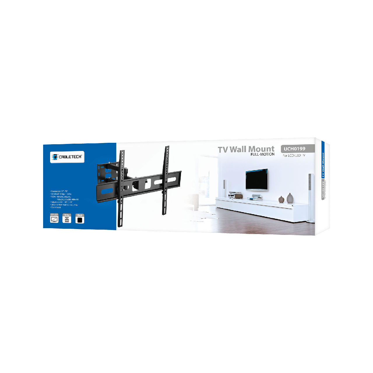 Крепление для телевизора Cabletech 37-70" Черный (UCH0199-1) - фото 2