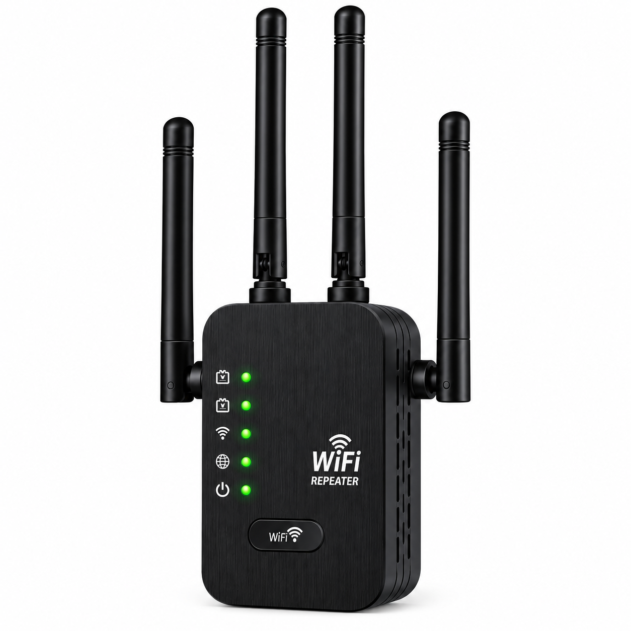 Усилитель Wi-Fi сигнала 300 Мбит/с 2.4 ГГц с 4 антеннами (873-387) Усилитель Wi-Fi сигнала 300 Мбит/с 2.4 ГГц с 4 антеннами (873-387)